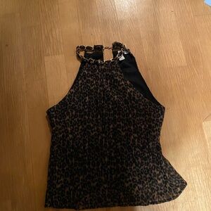 Josie NEW Leopard Print Halter Top